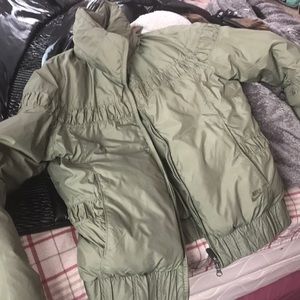 Army green Nike Bomber Jacket, Sm